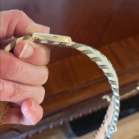 Brighton White Leather Embellished Women’s Medium Belt - Picture 12 of 13